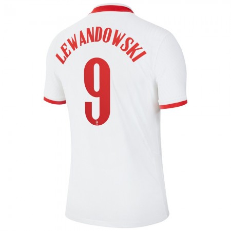 Camisetas Polonia Robert Lewandowski 9 Primera Equipacion Eurocopa 2020